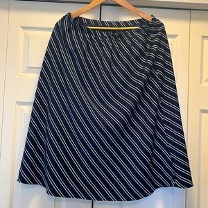 Banana Republic blue stripped skirt